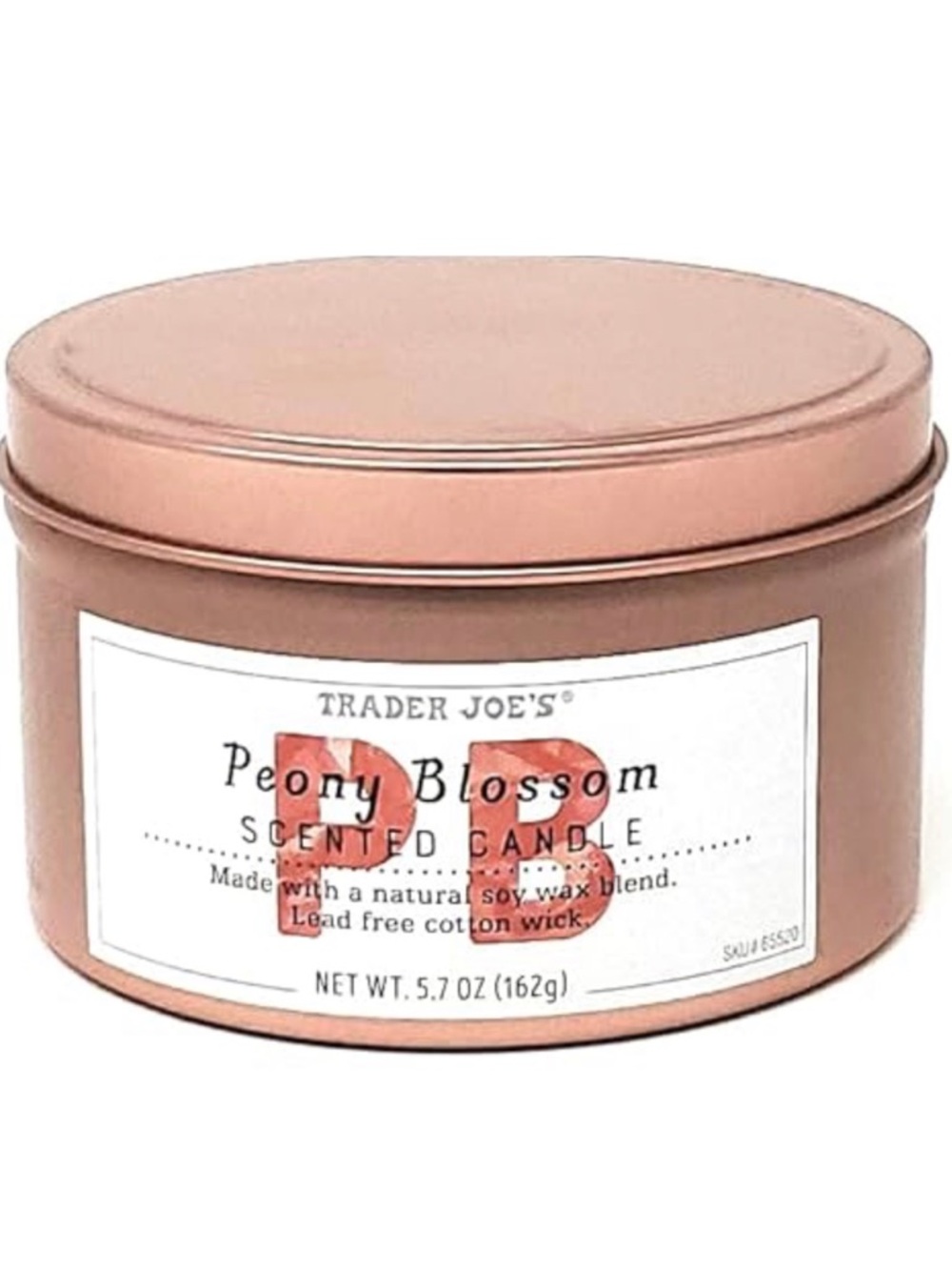 $9❤️‍🔥 Trader Joe’s PEONY BLOSSOM Scented Candle NEW Spring Scent